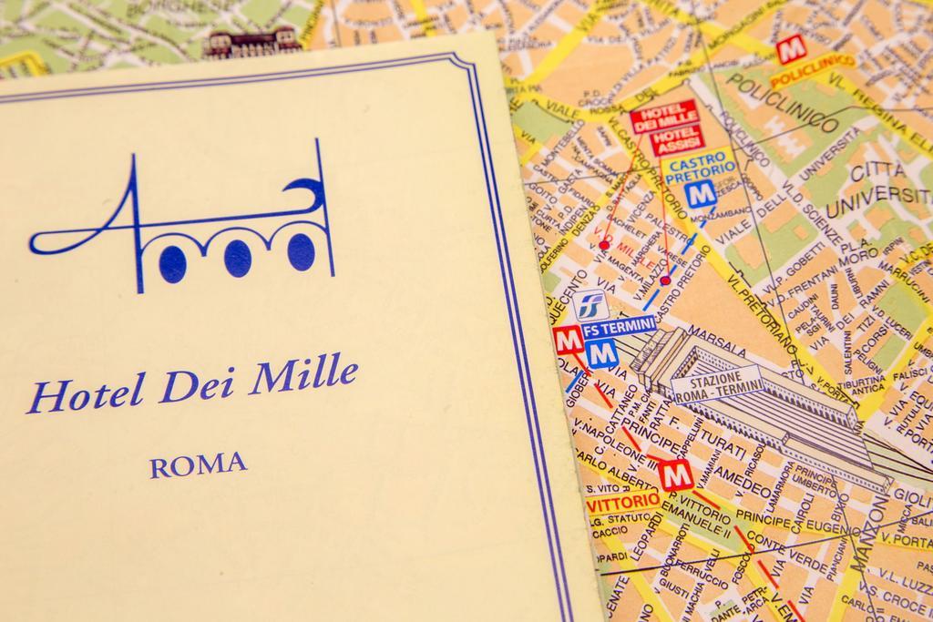 Hotel Dei Mille Рим Екстериор снимка